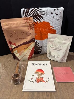 Chai Mushroom one bag: mini probiotic creamer: one booklet : one tbsp: NEW